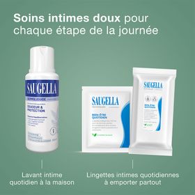 Saugella - Dermoliquide - Soin lavant pour l’hygiène intime quotidienne des femmes adultes - à base d’extrait de Sauge - Assure le bien-être intime quotidien - Flacons Lot 2x500 ml