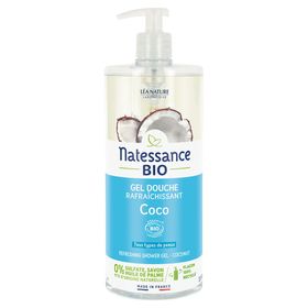 Natessance Gel Douche à l'Eau de Coco Certifié Bio pH Physiologique