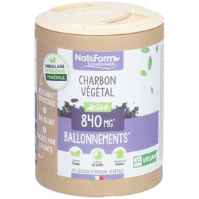 Nat & Form Ecocert® Charbon végétal activé