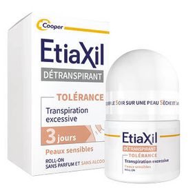 ETIAXIL - Déodorant Détranspirant - Traitement Transpiration Excessive - Aisselles - TOLÉRANCE- 15 ml