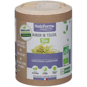 Nat&Form Aubier de tilleul Bio en gélules