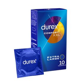 Durex Préservatifs Comfort XXL - 10 Préservatifs Extra Larges