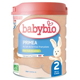 BABYBIO Priméa Lait de suite en poudre pour nourisson 2 de 6 à 12 mois