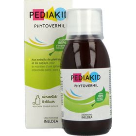 Pediakid Phytovermil, Concentré, complément alimentaire aux extraits de plantes et de papa