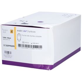 EAKIN DOT SYSTÈME 2 PIÈCES POCHE OUVERTE - Poche vidable, système 2 pièces, opaque. anneau