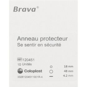 BRAVA ANNEAU PROTECTEUR - Anneau protecteur cutané, à usage unique. 18 mm - 48 mm, épaisse