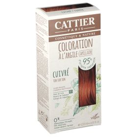 CATTIER Coloration capillaire à l'argile cuivré