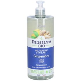 Natessance Gel Douche Stimulant Gingembre