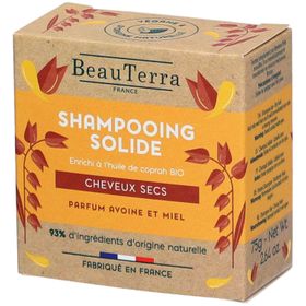 BeauTerra Shampoing Solide - Cheveux Secs et Abîmés