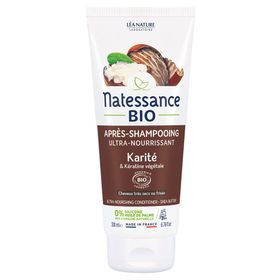 Natessance Après-Shampooing Ultra-Nourrissant Karité Bio et Kératine Végétale