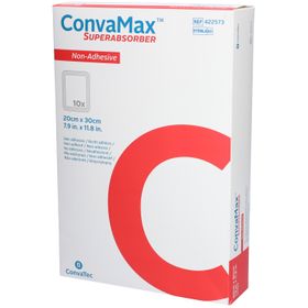 CONVAMAX Superabsorber Non-Adhesive - Pansement hydrocellulaire superabsorbant non-adhésif 20 x 30 cm