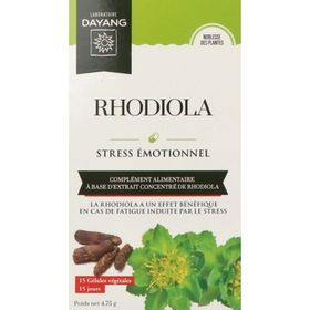 Dayang Gélule Rhodiola, Gélule, complément alimentaire à base de concentré de rhodiola, bt