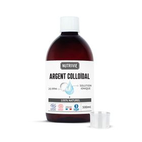 Nutrivie Argent Colloïdal 20 PPM 500 ml