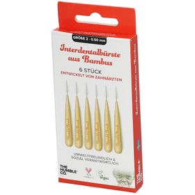 The Humble Co. Humble Interdental Brush® Brossette interdentaire en bambou Taille 2 - 0,5 mm