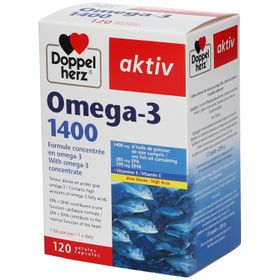 Doppelherz® aktiv Omega-3 1400 Avec du concentré d’oméga-3​