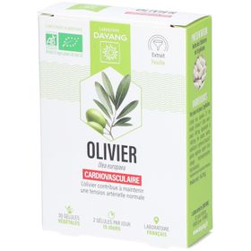 DAYANG GÉLULE BIO OLIVIER - Gélule, complément alimentaire à base d'olivier.  - bt 2 X 15