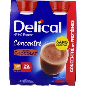 Delical Concentré Sans Lactose Boisson HP HC , Denrée alimentaire destinée à des fins médi