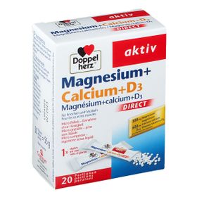 Doppelherz aktiv Magnésium + Calcium + D3 DIRECT