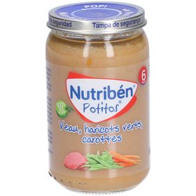 Nutribén® Potitos® Veau, haricots verts et carottes