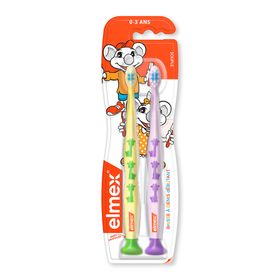 elmex® Débutants Brosse à dents Souple 0-3 ans