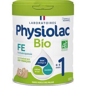 Physiolac Bio 1 Lait pour nourrisson Formule Épaissie