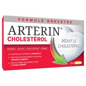 Arterin Cholestérol Complément Alimentaire à base de Plantes 30 Comprimés