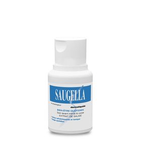 Saugella - Dermoliquide - Soin lavant pour l’hygiène intime quotidienne des femmes adultes - à base d’extrait de Sauge - Assure le bien-être intime quotidien - Flacon 100 ml