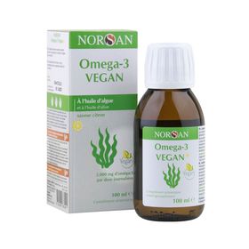 NORSAN Omega-3 VEGAN Huile d'algue Citron