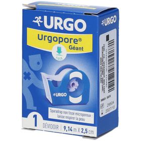 URGO Urgopore® Géant Sparadrap non tissé microporeux 9,14 m x 2,5 cm