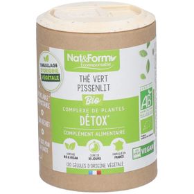 Nat&Form Thé vert Pissenlit Bio en gélules