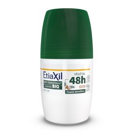 ETIAXIL Déodorant Anti-Transpirant Végétal 48H certifié BIO- Roll-on 50ml
