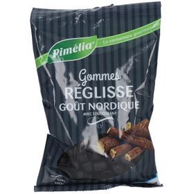 Pimélia Gommes Réglisse Goût nordique avec édulcorant