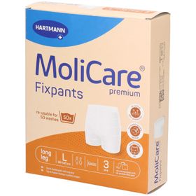MOLICARE PREMIUM FIXPANTS LONG LEG - Slip filet fin et extensible pour le maintien de prot