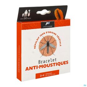 Pharmavoyage Bracelet Antimoustique, Bracelet répulsif antimoustique 100 % végétal, waterp