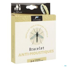 PHARMAVOYAGE BRACELET ANTIMOUSTIQUE - Bracelet répulsif antimoustique 100 % végétal, water