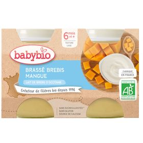 Babybio BRASSÉ BREBIS MANGUE dès 6 mois
