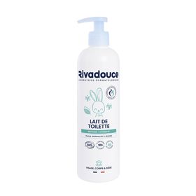 Rivadouce Lait de toilette certifié bio -Flacon pompe 500ml