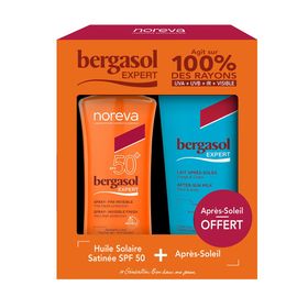 Bergasol Expert Coffret Solaire Spray SPF 50+ et Lait Après-Soleil