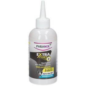 Paranix Extra Fort 5 Minutes Shampooing Anti-Poux et Lentes + Peigne 200ml