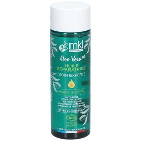 mkl HUILE RÉPARATRICE - ALOE VERA- CERTIFIÉE BIO