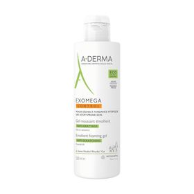 A-DERMA EXOMEGA CONTROL Gel moussant émollient visage corps