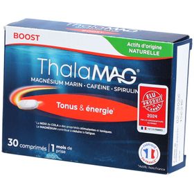 ThalaMAG Boost Magnésium Marin - Caféine - Spiruline
