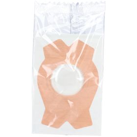 PROOPHTA S - Pansement ophtalmique adhésif, avec coquille transparente ronde incorporée. a