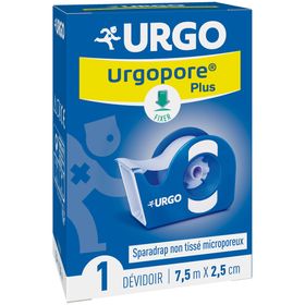 URGO Urgopore® plus Sparadrap non tissé microporeux 7,5 m x 2,5 cm