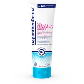 BepanthenDerma® Crème Riche Réparatrice Corps Peaux Très Sèches et Sensibles