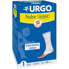URGO Nylexogrip Bande élastique 3m x 10cm Blanc