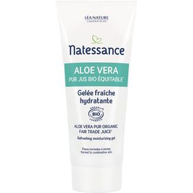 Natessance Gelée Fraîche Hydratante Aloe Vera Bio pour Peaux Normales à Mixtes