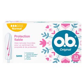 o.b.® Comfort Tampons périodiques Normal