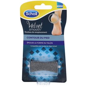 Scholl Velvet Smooth Rouleau de Remplacement Contour du Pied