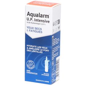 Aqualarm Intensive UP 10 mL  Hydrate les Yeux et Améliore le Port des Lentilles
